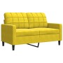 Sofá de 2 plazas terciopelo amarillo 120 cm de , Sofás - Ref: Foro24-4007620, Precio: 210,13 €, Descuento: %