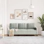 Sofá de 3 plazas terciopelo gris claro 180 cm de , Sofás - Ref: Foro24-4007634, Precio: 251,99 €, Descuento: %