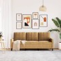 Sofá de 3 plazas terciopelo marrón 180 cm de , Sofás - Ref: Foro24-4007641, Precio: 316,37 €, Descuento: %