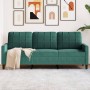 Sofá de 3 plazas terciopelo verde oscuro 180 cm de , Sofás - Ref: Foro24-4007636, Precio: 312,05 €, Descuento: %