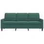 Sofá de 3 plazas terciopelo verde oscuro 180 cm de , Sofás - Ref: Foro24-4007636, Precio: 307,46 €, Descuento: %