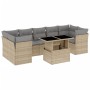 Set de sofás de jardín y cojines 8 piezas ratán sintético beige de , Conjuntos de jardín - Ref: Foro24-3266399, Precio: 554,3...