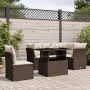 Set sofás de jardín 6 piezas y cojines ratán sintético marrón de , Conjuntos de jardín - Ref: Foro24-3266593, Precio: 427,52 ...