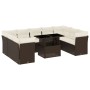 Set de sofás de jardín 10 pzas y cojines ratán sintético marrón de , Conjuntos de jardín - Ref: Foro24-3266823, Precio: 666,2...
