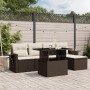 Set sofás de jardín 6 piezas y cojines ratán sintético marrón de , Conjuntos de jardín - Ref: Foro24-3267873, Precio: 400,23 ...