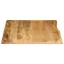 Solid mango wood natural edge table top 100x80x3.8 cm by , Table tops - Ref: Foro24-370748, Price: 169,74 €, Discount: %