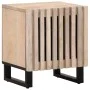 Mesita de noche madera maciza mango blanqueado 40x34x46 cm de , Mesitas de noche - Ref: Foro24-377422, Precio: 46,17 €, Descu...