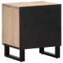 Mesita de noche madera maciza mango blanqueado 40x34x46 cm de , Mesitas de noche - Ref: Foro24-377422, Precio: 46,61 €, Descu...