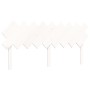 Estructura cama de matrimonio con cabecero madera maciza blanco de vidaXL, Camas y somieres - Ref: Foro24-3195302, Precio: 15...
