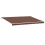 Toldo retráctil manual marrón 500x300 cm de , Toldos - Ref: Foro24-3215628, Precio: 421,15 €, Descuento: %