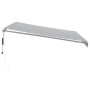Toldo retráctil automático gris antracita y blanco 400x300 cm de , Toldos - Ref: Foro24-3216037, Precio: 554,48 €, Descuento: %