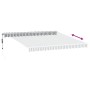 Toldo retráctil automático gris antracita y blanco 400x300 cm de , Toldos - Ref: Foro24-3216037, Precio: 554,48 €, Descuento: %