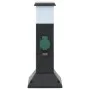 Outdoor column with 2 sockets and lamp 16x16x39.5 cm by , wall sockets - Ref: Foro24-4010099, Price: 37,76 €, Discount: %
