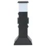 Outdoor column with 2 sockets and lamp 16x16x39.5 cm by , wall sockets - Ref: Foro24-4010099, Price: 37,76 €, Discount: %