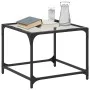 Mesas de centro 2 uds vidrio transparente y acero 50x50x40 cm de , Mesas de centro - Ref: Foro24-845967, Precio: 47,88 €, Des...