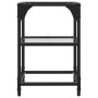 Mesas de centro 2 uds vidrio transparente y acero 30x30x45 cm de , Mesas de centro - Ref: Foro24-845999, Precio: 46,68 €, Des...