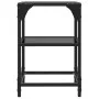 Steel coffee table with black glass surface 30x30x45 cm by , Coffee table - Ref: Foro24-846000, Price: 30,99 €, Discount: %