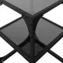 Steel coffee table with black glass surface 30x30x45 cm by , Coffee table - Ref: Foro24-846000, Price: 30,99 €, Discount: %