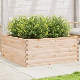Jardinera de madera maciza de pino 110x110x46 cm de , Maceteros y jardineras - Ref: Foro24-3282434, Precio: 203,95 €, Descuen...