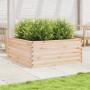 Jardinera de madera maciza de pino 110x110x46 cm de , Maceteros y jardineras - Ref: Foro24-3282434, Precio: 206,55 €, Descuen...