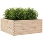 Jardinera de madera maciza de pino 110x110x46 cm de , Maceteros y jardineras - Ref: Foro24-3282434, Precio: 203,95 €, Descuen...