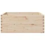 Jardinera de madera maciza de pino 110x110x46 cm de , Maceteros y jardineras - Ref: Foro24-3282434, Precio: 203,95 €, Descuen...