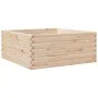 Jardinera de madera maciza de pino 110x110x46 cm de , Maceteros y jardineras - Ref: Foro24-3282434, Precio: 203,95 €, Descuen...
