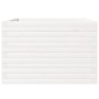 Jardinera madera maciza de pino blanco 70x70x46 cm de , Maceteros y jardineras - Ref: Foro24-3282415, Precio: 163,76 €, Descu...