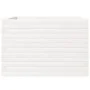 Jardinera madera maciza de pino blanco 70x70x46 cm de , Maceteros y jardineras - Ref: Foro24-3282415, Precio: 161,67 €, Descu...