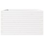 Jardinera de madera maciza de pino blanca 80x80x46 cm de , Maceteros y jardineras - Ref: Foro24-3282420, Precio: 183,40 €, De...