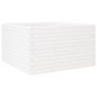 Jardinera de madera maciza de pino blanca 80x80x46 cm de , Maceteros y jardineras - Ref: Foro24-3282420, Precio: 183,40 €, De...