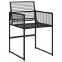 Set de comedor de jardín 11 pzas ratán sintético negro de , Conjuntos de jardín - Ref: Foro24-3295039, Precio: 594,53 €, Desc...