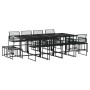 Set de comedor de jardín 13 pzas ratán sintético negro de , Conjuntos de jardín - Ref: Foro24-3295045, Precio: 683,12 €, Desc...