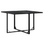 Set de comedor de jardín 9 pzas y cojines ratán sintético negro de , Conjuntos de jardín - Ref: Foro24-3295013, Precio: 469,6...