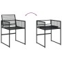 Set de comedor de jardín 17 pzas ratán sintético negro de , Conjuntos de jardín - Ref: Foro24-3295047, Precio: 943,57 €, Desc...