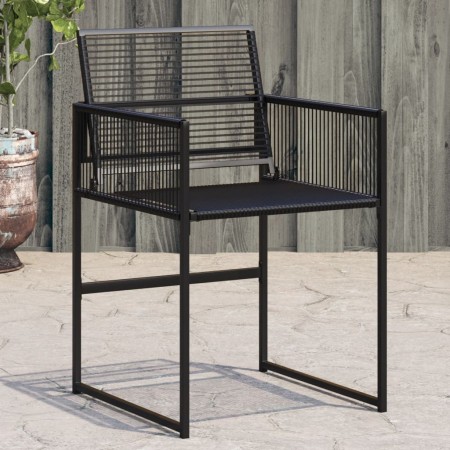 Sillas de jardín 4 unidades ratán sintético negro de , Sillas de jardín - Ref: Foro24-4008578, Precio: 175,20 €, Descuento: %