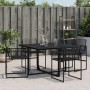Sillas de jardín 4 unidades ratán sintético negro de , Sillas de jardín - Ref: Foro24-4008578, Precio: 175,20 €, Descuento: %