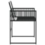 Sillas de jardín 4 unidades ratán sintético negro de , Sillas de jardín - Ref: Foro24-4008578, Precio: 175,20 €, Descuento: %