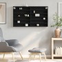 Vitrina de madera de ingeniería negra 100x8,5x58 cm de , Estantes y estanterías - Ref: Foro24-847941, Precio: 49,77 €, Descue...