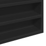 Vitrina de madera de ingeniería negra 100x8,5x58 cm de , Estantes y estanterías - Ref: Foro24-847941, Precio: 49,77 €, Descue...