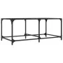 Mesa de centro superficie de vidrio acero 98,5x50x40 cm de , Mesas de centro - Ref: Foro24-845978, Precio: 43,55 €, Descuento: %