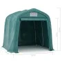 Carpa garaje de almacenamiento PVC verde 2,4x2,4 m de vidaXL, Carpas y cenadores - Ref: Foro24-3056431, Precio: 460,05 €, Des...