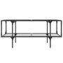 Mesa de centro superficie de vidrio acero 98,5x50x45 cm de , Mesas de centro - Ref: Foro24-846042, Precio: 69,21 €, Descuento: %