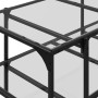 Mesa de centro superficie de vidrio acero 98,5x50x45 cm de , Mesas de centro - Ref: Foro24-846042, Precio: 69,21 €, Descuento: %
