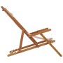 Silla de playa plegable madera maciza de eucalipto y tela taupe de , Sillas de jardín - Ref: Foro24-366561, Precio: 94,25 €, ...