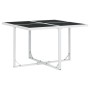 Juego de comedor de jardín 9 pzas con cojines textilene blanco de , Conjuntos de jardín - Ref: Foro24-3295093, Precio: 418,91...