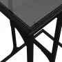 Mesa auxiliar con vidrio transparente acero 40x30x61,5 cm de , Mesas auxiliares - Ref: Foro24-846037, Precio: 35,02 €, Descue...