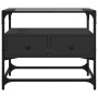 Mueble TV tablero cristal madera ingeniería negro 60x35x51 cm de , Muebles TV - Ref: Foro24-846054, Precio: 58,73 €, Descuent...