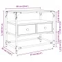Mueble TV tablero cristal madera ingeniería negro 60x35x51 cm de , Muebles TV - Ref: Foro24-846054, Precio: 57,96 €, Descuent...