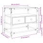 Mueble TV tablero cristal madera ingeniería negro 60x35x51 cm de , Muebles TV - Ref: Foro24-846054, Precio: 58,73 €, Descuent...